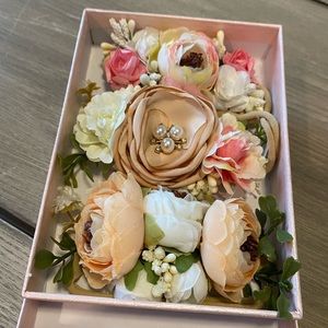 Floral Newborn Infant Headband